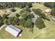 Aerial view of home, pool and large property at 1170 Lowell Rd, Carrollton, GA 30116