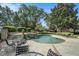 Resort-style pool with a waterfall and ample seating at 1170 Lowell Rd, Carrollton, GA 30116