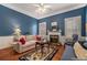 Cozy living room with fireplace and hardwood floors at 1170 Lowell Rd, Carrollton, GA 30116