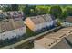 Aerial view of townhouses and backyards at 3812 Dandridge Way, Duluth, GA 30096