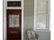 Ornate front door with stained glass detail at 490 Hill Se St, Atlanta, GA 30312