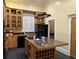 Spacious kitchen, granite island, wood cabinets, and a large window at 490 Hill Se St, Atlanta, GA 30312