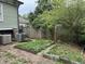 Small backyard with raised garden beds and brick pathway at 490 Hill Se St, Atlanta, GA 30312