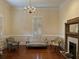 Living room with hardwood floors and fireplace at 490 Hill Se St, Atlanta, GA 30312