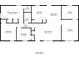 1289 sq ft floor plan including 3 bedrooms, 2 baths, living room, kitchen, and dining area at 1669 Freedom Vly, Decatur, GA 30032