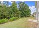 Spacious backyard with wooded area and patio at 2320 Danielle Blvd, Conyers, GA 30012