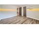 Spacious bedroom with gray and yellow walls and hardwood floors at 3046 Briarcliff Ne Rd # 15, Atlanta, GA 30329