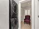 Convenient laundry area with stackable washer and dryer at 103 Royal Way, Mcdonough, GA 30252