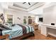 Large main bedroom with sitting area and hardwood floors at 103 Royal Way, Mcdonough, GA 30252