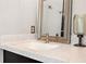 Modern bathroom with a single sink and updated fixtures at 103 Royal Way, Mcdonough, GA 30252