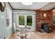 Cozy breakfast nook with sliding glass doors leading to the backyard at 3216 Guynelle Dr, Marietta, GA 30066