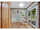 Bright breakfast nook with sliding glass doors and a view of the backyard at 3216 Guynelle Dr, Marietta, GA 30066