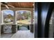 View from the front door onto a spacious porch at 403 Pebblebrooke Ln, Canton, GA 30115