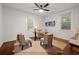 Bright and airy office with hardwood floors and plenty of natural light at 58 Peachtree Memorial Nw Dr # 1, Atlanta, GA 30309