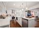 Modern kitchen with white cabinets and stainless steel appliances at 58 Peachtree Memorial Nw Dr # 1, Atlanta, GA 30309