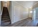 Bright entryway with stairs and wood-look floors at 111 Sunflower Ne Cir, Cartersville, GA 30121