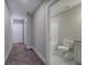 Clean bathroom with shower/tub combo, toilet and vanity at 111 Sunflower Ne Cir, Cartersville, GA 30121