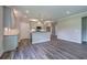 Modern kitchen with an island and stainless steel appliances at 111 Sunflower Ne Cir, Cartersville, GA 30121