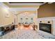 Main bedroom sitting area with hardwood floors and a cozy sitting area at 3135 Juhan Rd, Stone Mountain, GA 30087
