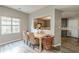 Bright dining area with kitchen pass-through and natural light at 217 Maple Nw St, Atlanta, GA 30314