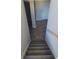 Carpeted stairs leading to the lower level at 15 Lumby Ln, Covington, GA 30016