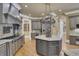 Modern kitchen with granite countertops and custom cabinetry at 2145 Jones Phillips Rd, Dacula, GA 30019