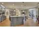 Spacious kitchen with large island and stainless steel appliances at 2145 Jones Phillips Rd, Dacula, GA 30019