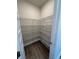 Well-organized pantry with wire shelving for food storage at 3627 Lockaby Way, Lawrenceville, GA 30044