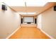 Finished basement home theater with projector and screen at 3060 Orchard Sw Rd, Conyers, GA 30094