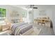 Charming bedroom with built-in corner storage at 3060 Orchard Sw Rd, Conyers, GA 30094