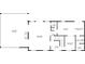 First floor layout featuring living room, kitchen, dining area and sunroom at 3060 Orchard Sw Rd, Conyers, GA 30094