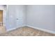 Simple bedroom with carpeted floor and neutral walls at 6206 Ripple Way # 89, South Fulton, GA 30349