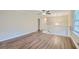 Spacious living room featuring hardwood floors and a loft-style view at 3993 Snapfinger Way, Decatur, GA 30035