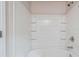 Clean bathroom with a shower/tub combo at 4029 Riverside Pkwy, Decatur, GA 30034