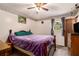 Bedroom with a queen bed and ceiling fan at 315 Watts Rd, Hiram, GA 30141