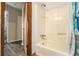 Bathroom with a tub and shower at 315 Watts Rd, Hiram, GA 30141
