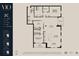 Floor plan showcasing a two-bedroom, two-and-a-half-bathroom condo unit with balcony at 318 Sandy Springs Cir # 360, Sandy Springs, GA 30328