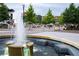 Close-up view of a water fountain in Sandy Springs City Center at 318 Sandy Springs Cir # 360, Sandy Springs, GA 30328
