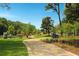 Abernathy Greenway park with walking path and playground at 318 Sandy Springs Cir # 360, Sandy Springs, GA 30328