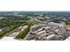 Wide aerial view of the surrounding neighborhood and cityscape at 270 17Th Nw St # 1708, Atlanta, GA 30363