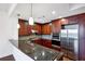 Modern kitchen with stainless steel appliances and granite counters at 270 17Th Nw St # 1708, Atlanta, GA 30363