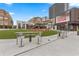 Atlantic Station town square with green space, seating, and modern buildings at 270 17Th Nw St # 1708, Atlanta, GA 30363
