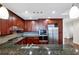 Modern kitchen with stainless steel appliances and granite counters at 270 17Th Nw St # 1708, Atlanta, GA 30363