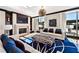 Elegant lobby with fireplace, comfortable seating, and large windows at 270 17Th Nw St # 1708, Atlanta, GA 30363