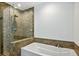Spa-like bathroom with soaking tub and walk-in shower at 270 17Th Nw St # 1708, Atlanta, GA 30363