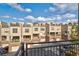 View from balcony showcasing a row of townhouses with private garages at 238 Walker Sw St # 32, Atlanta, GA 30313