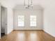 Bright and airy bedroom with hardwood floors and two windows at 2701 Southwell St, Atlanta, GA 30305