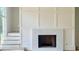 Modern fireplace with clean lines and white surround at 2701 Southwell St, Atlanta, GA 30305