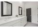 Elegant bathroom with double vanity and marble flooring at 201 Devore Rd, Alpharetta, GA 30009