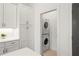 Stackable washer and dryer in a closet at 201 Devore Rd, Alpharetta, GA 30009